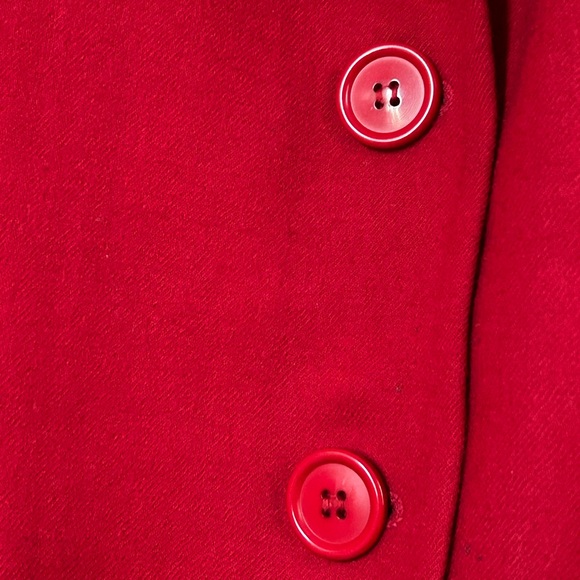 ⭐️ LAST CHANCE SALE! ⭐️ VTG Rena Rowan for Saville Red Blazer Wool Size 14W - Picture 7 of 14